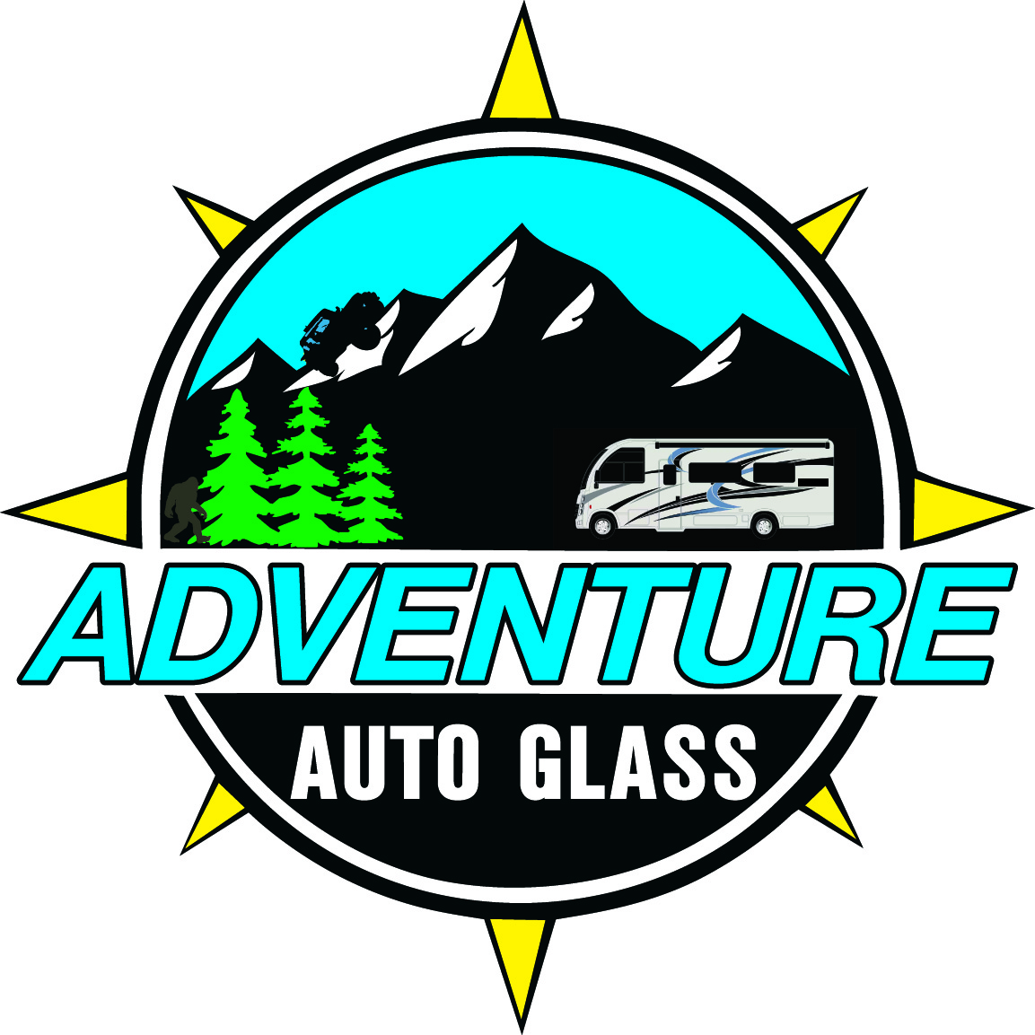 Adventure Auto Glass Logo